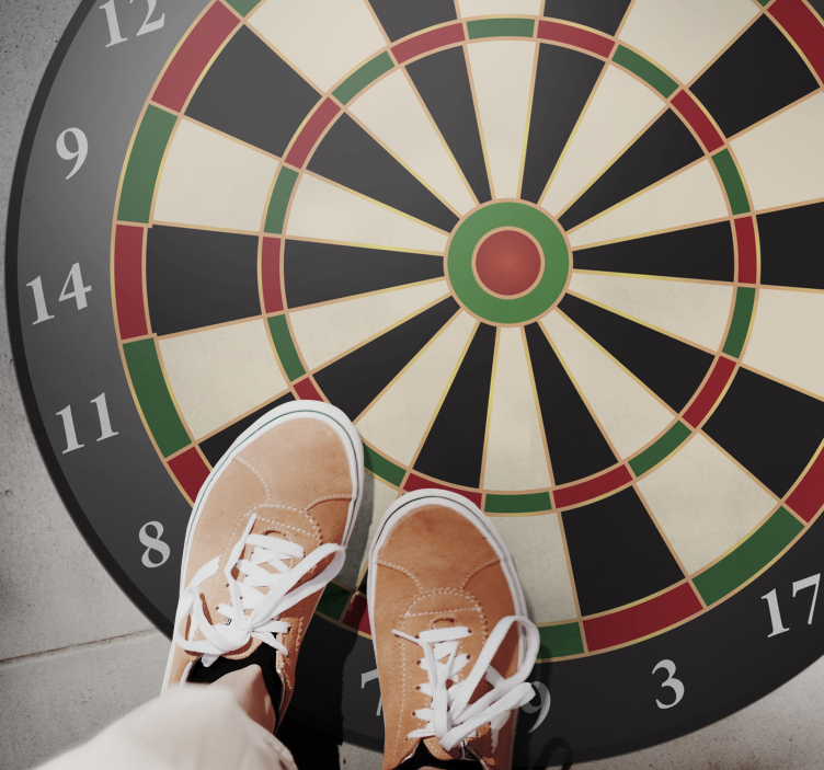 Darts tábla stílusú vinil szőnyeg tiniknek - TenStickers