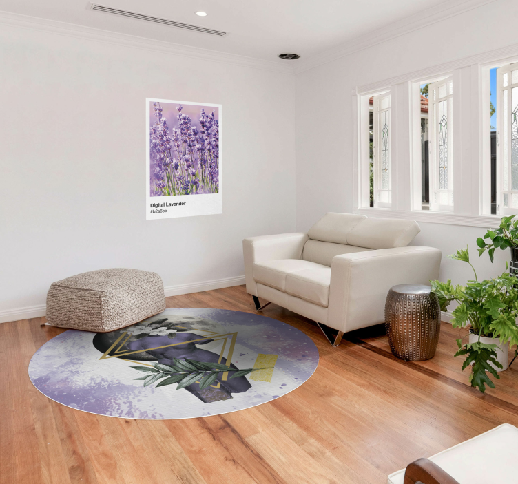 Digitális kollázs modern szőnyeg - TenStickers