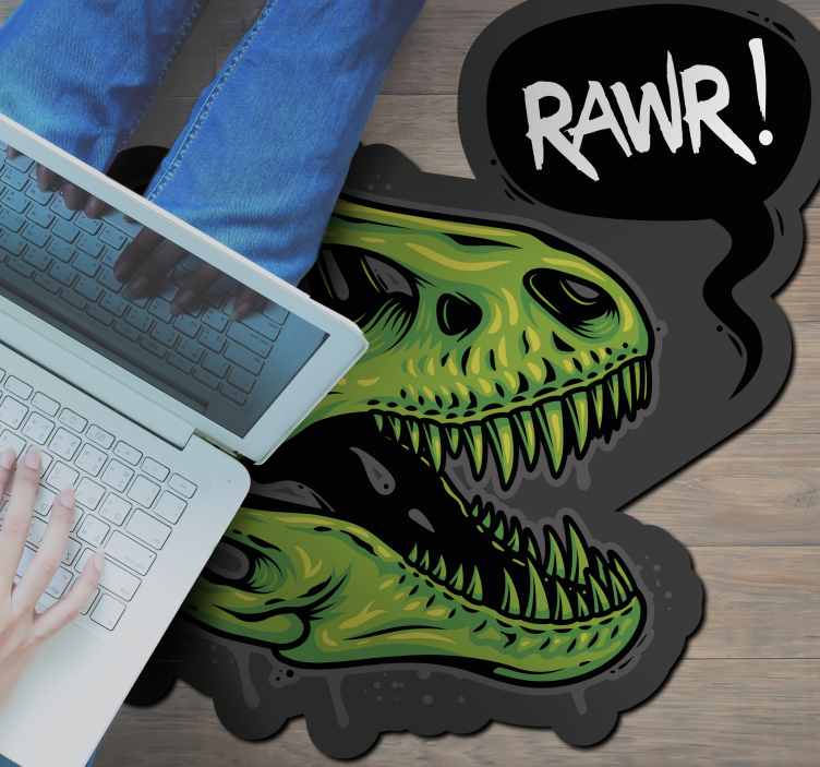 Dinoszaurusz grafika vinil szőnyeg állat - TenStickers