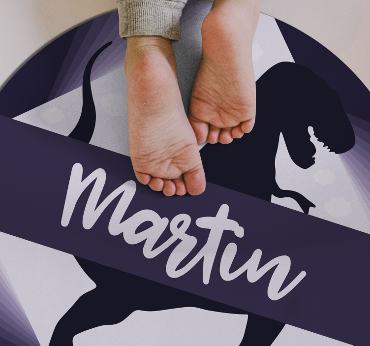 Velociraptor névvel vinil szőnyeg mások - TenStickers