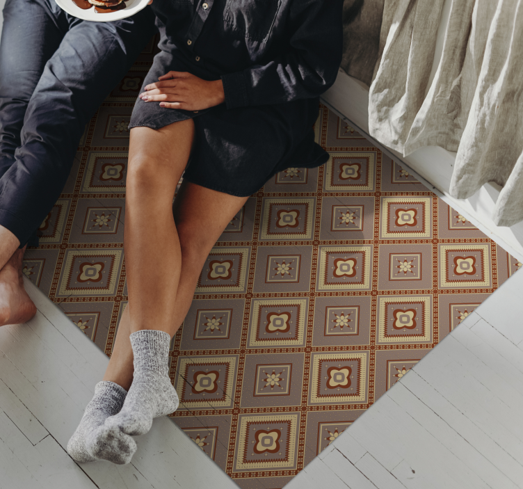 Díszcsempe-elrendezések vinil szőnyeg mozaik - TenStickers