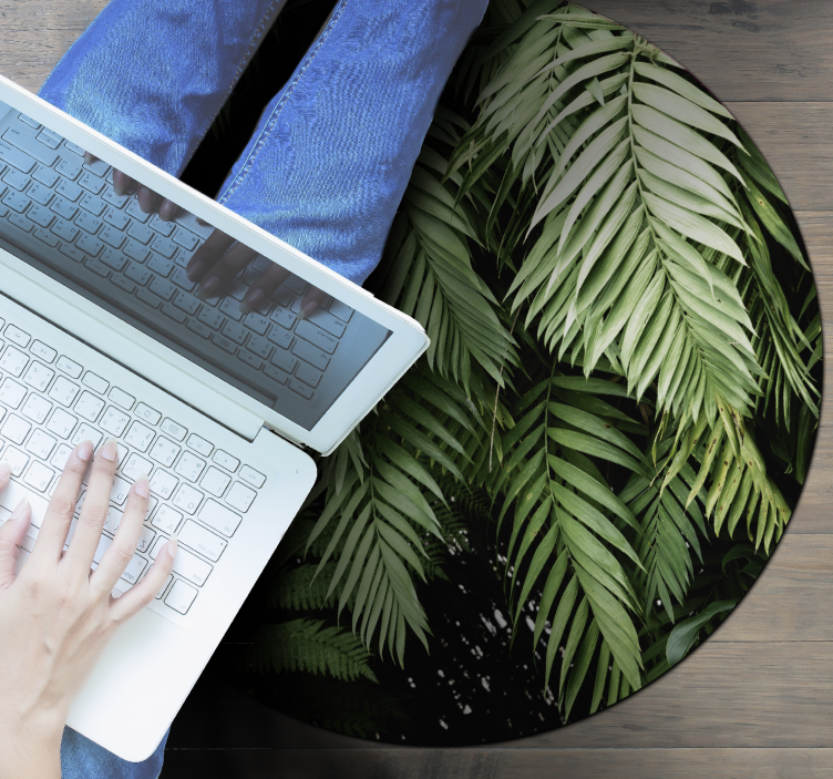 Dzsungel növények virágos szőnyegek - TenStickers