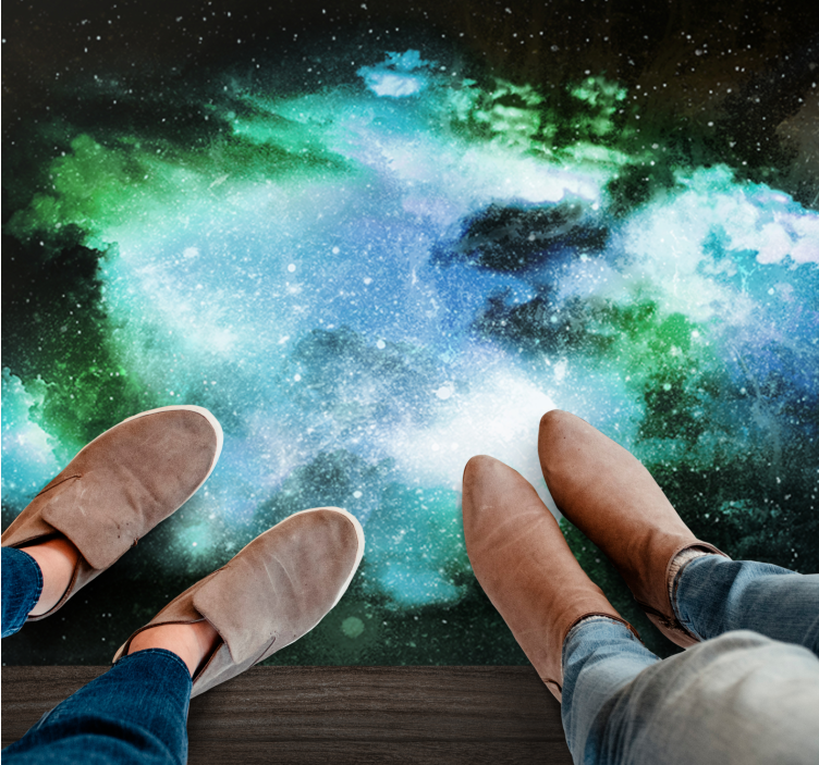 égi felfedezés vinil szőnyeg csillagok - TenStickers