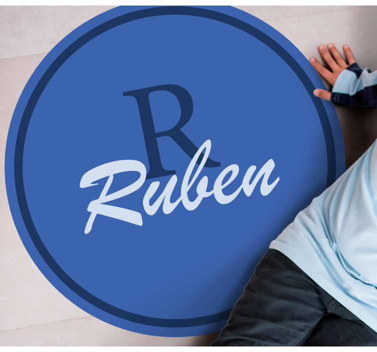 Egyéni névkör Vinil szőnyeg nevekkel - TenStickers