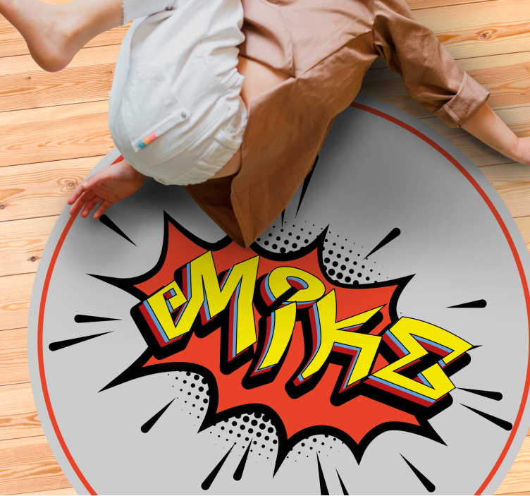 Névrobbanás Vinil szőnyeg nevekkel - TenStickers