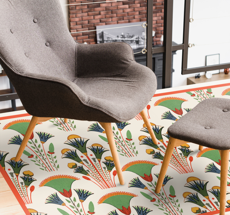 Egyiptomi stílusú vinyl szőnyeg - TenStickers