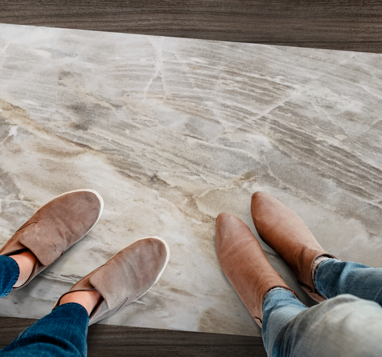 Elegáns kidolgozás Márvány vinil szőnyeg - TenStickers