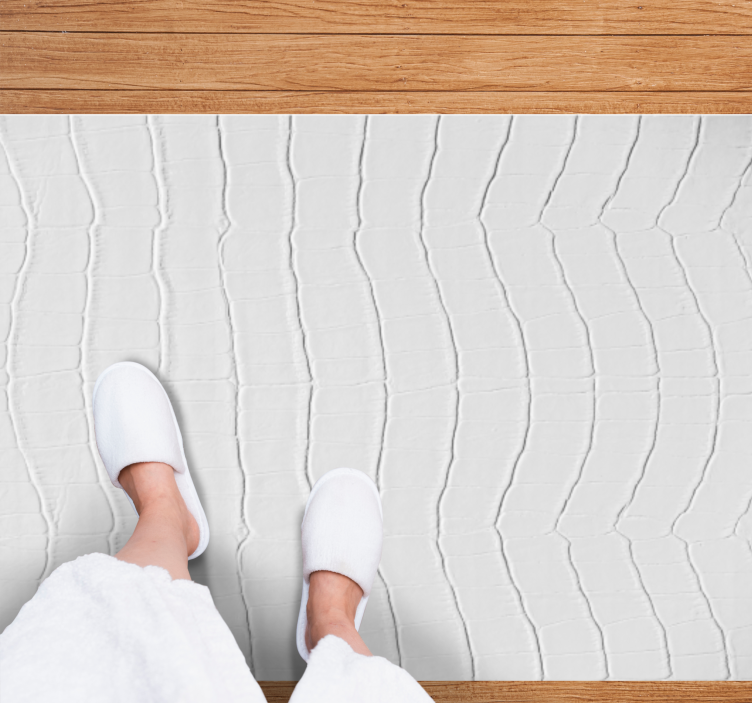 Elegáns krokodil vinil szőnyeg állatnyomat - TenStickers