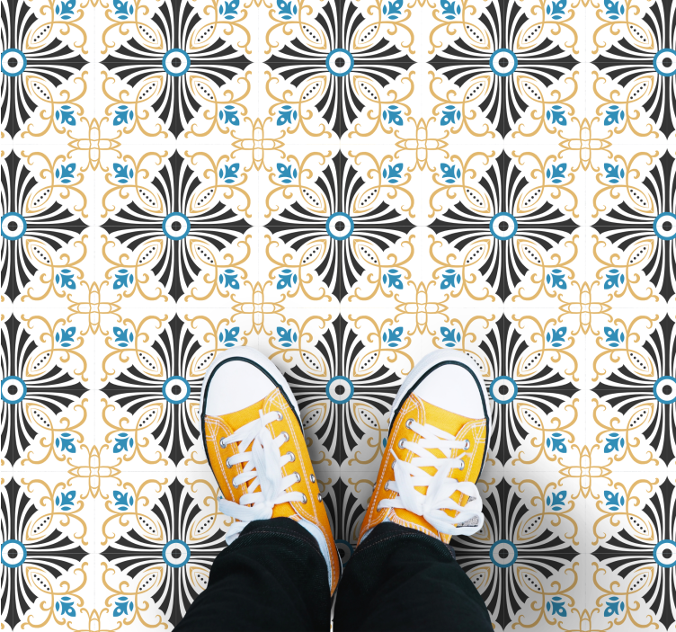 Elegáns mozaik stílus vinil szőnyeg mozaik - TenStickers