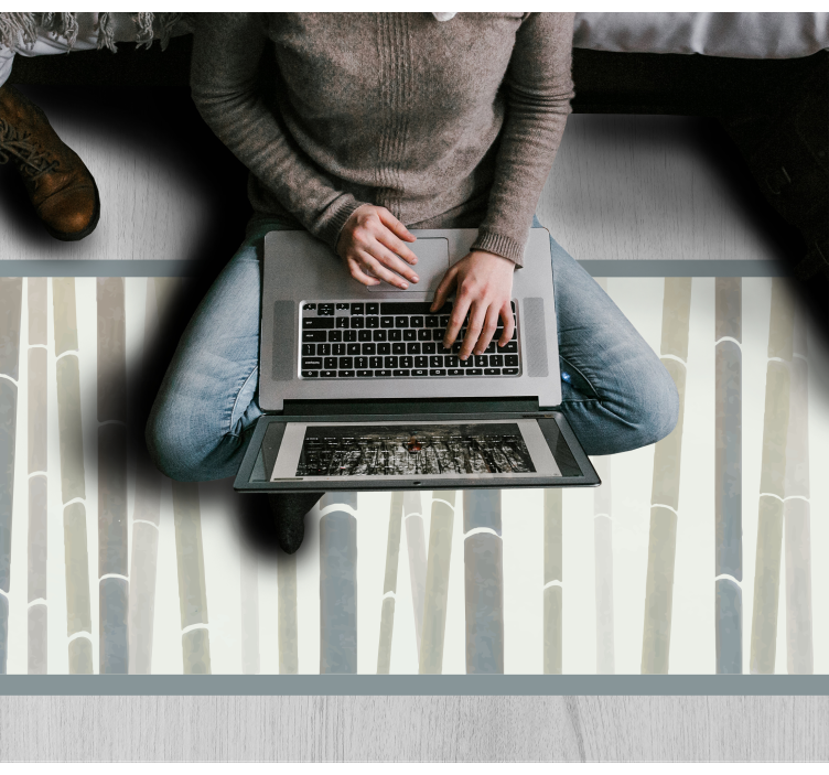 Elegáns természet bambusz hálószoba szőnyeg - TenStickers