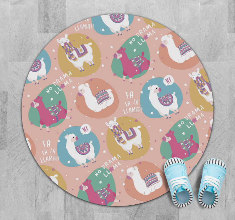 élénk lámakör vinil szőnyeg mások - TenStickers