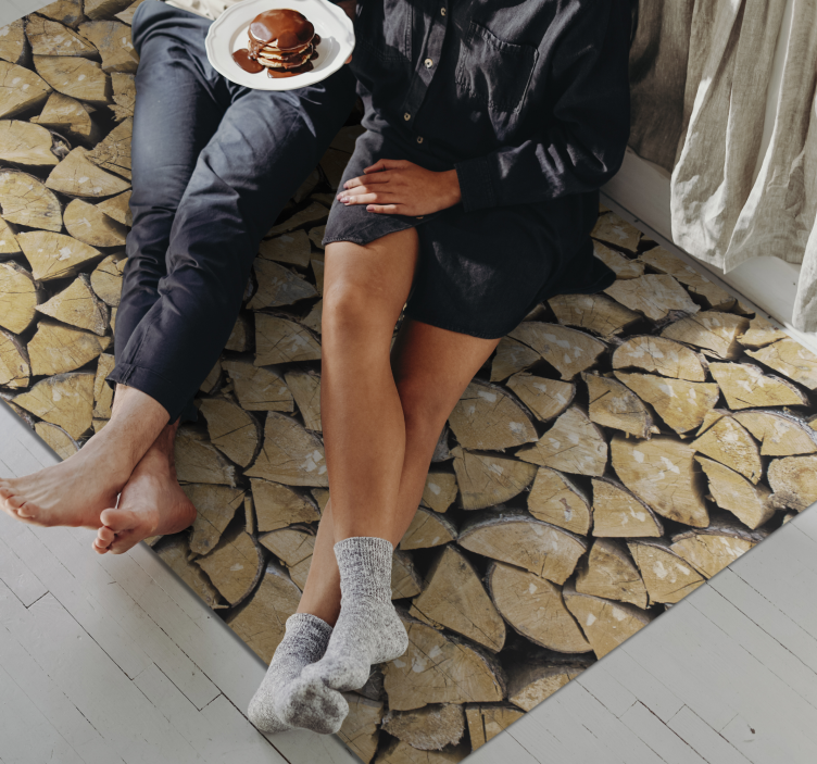 Eredeti fa hatású 3d deszka fa vinil szőnyeg - TenStickers