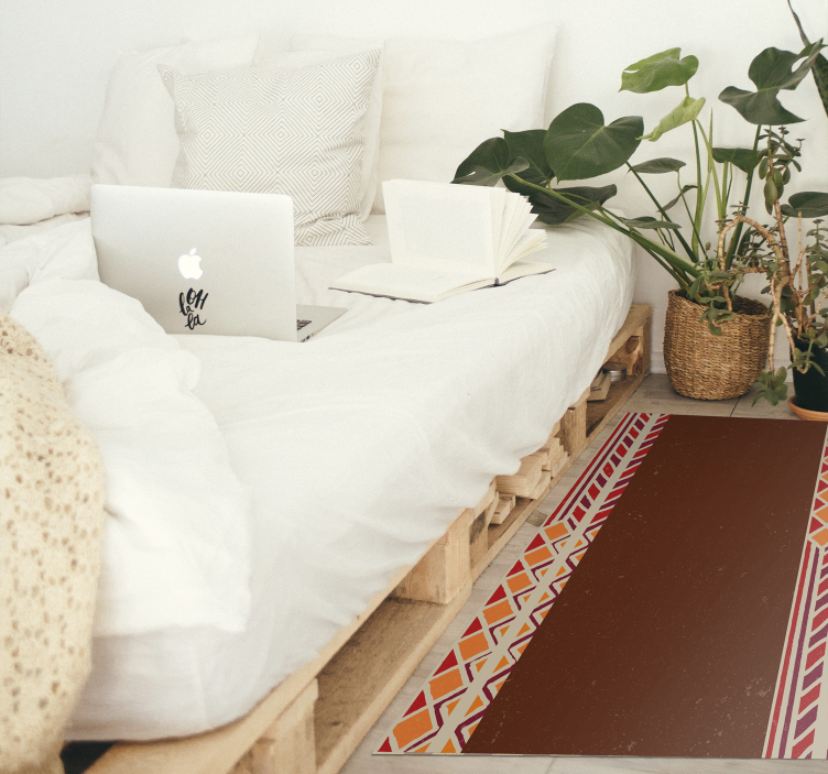 Etnikai határ minta vinil szőnyeg etnikai - TenStickers