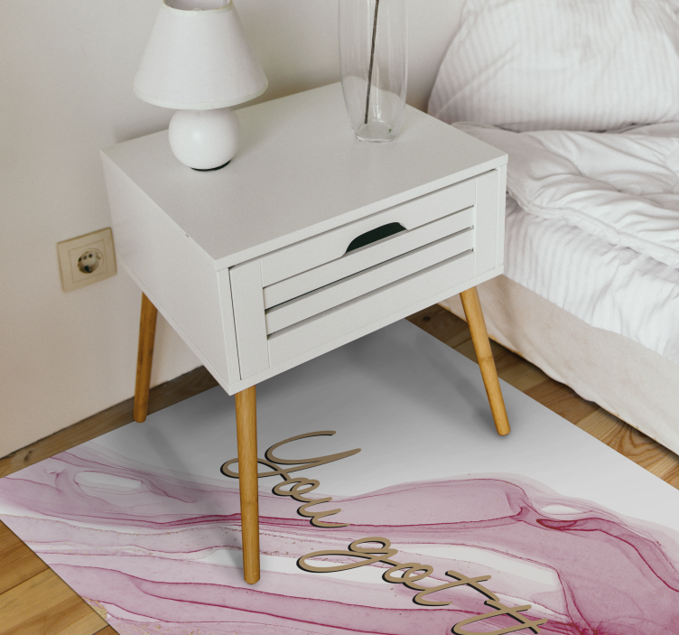 Ezt megvan vinil szőnyeg mondatokkal ellátott vinilszőnyegek - TenStickers