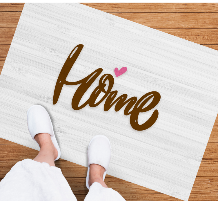 Fából készült ház hallal Vinil szőnyeg előszoba - TenStickers