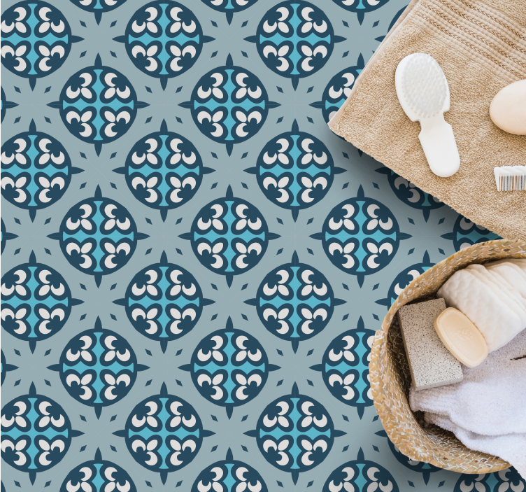 Fantáziadús mintás csempék vinil szőnyeg mozaik - TenStickers