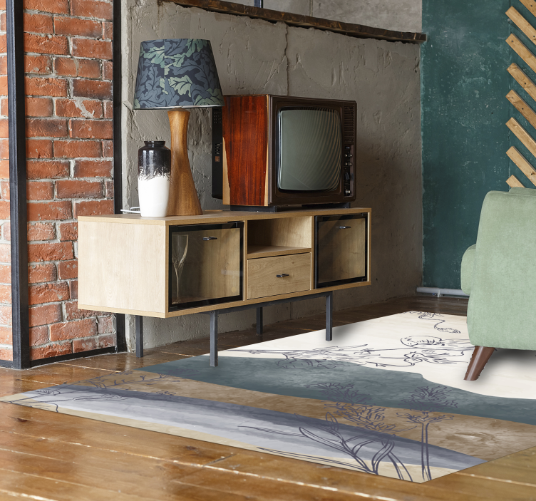 Festett természet virágos szőnyeg - TenStickers