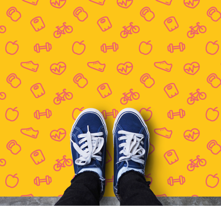 Fiatalos játékosság vinil szőnyeg gyerekek - TenStickers