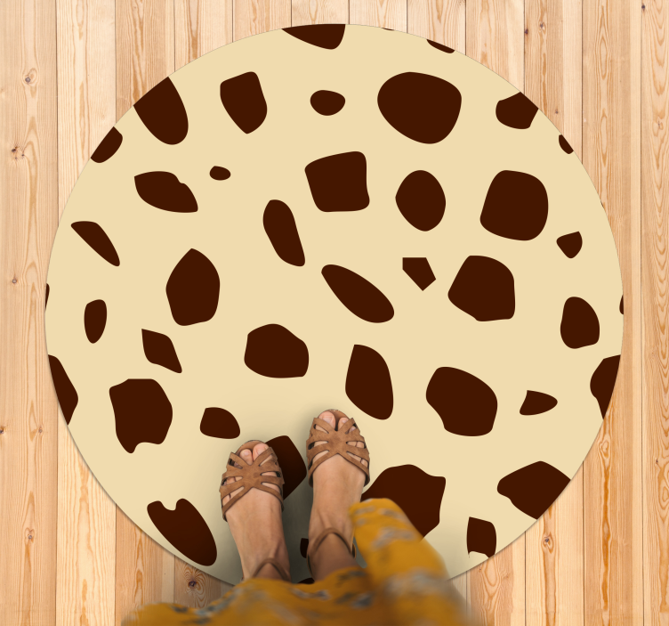 Foltos melegség vinil szőnyeg állatnyomat - TenStickers