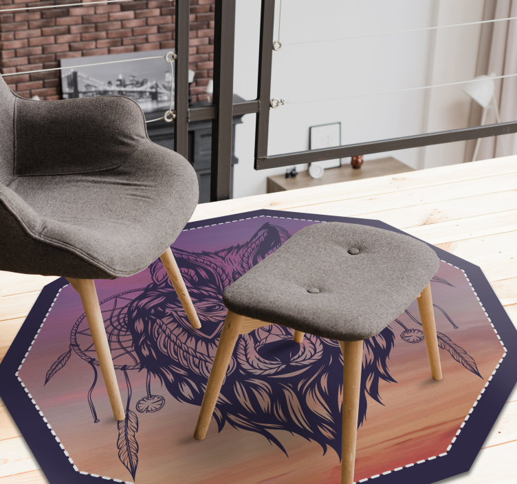 Galaxis álomfogó hálószoba szőnyeg - TenStickers