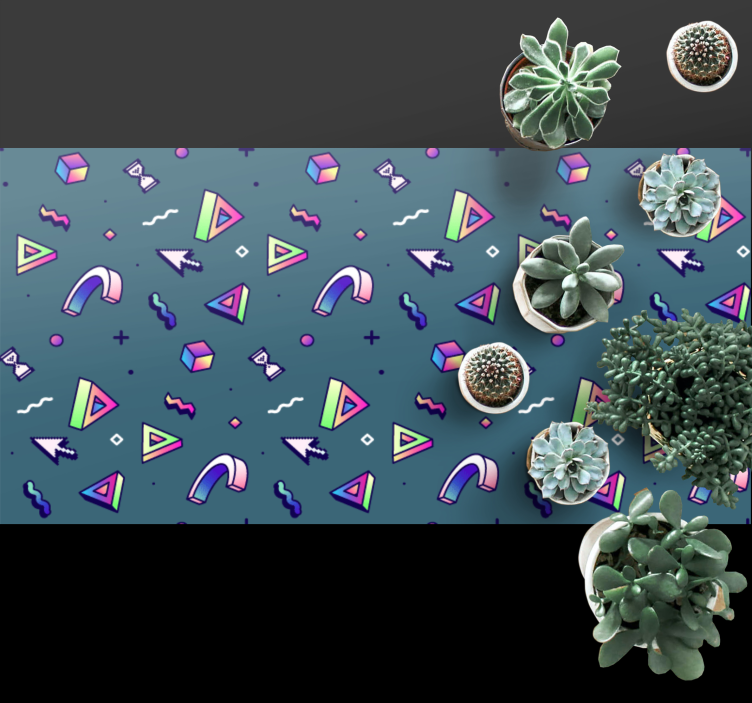 Geometrikus színfolt vinil szőnyeg struktúra - TenStickers