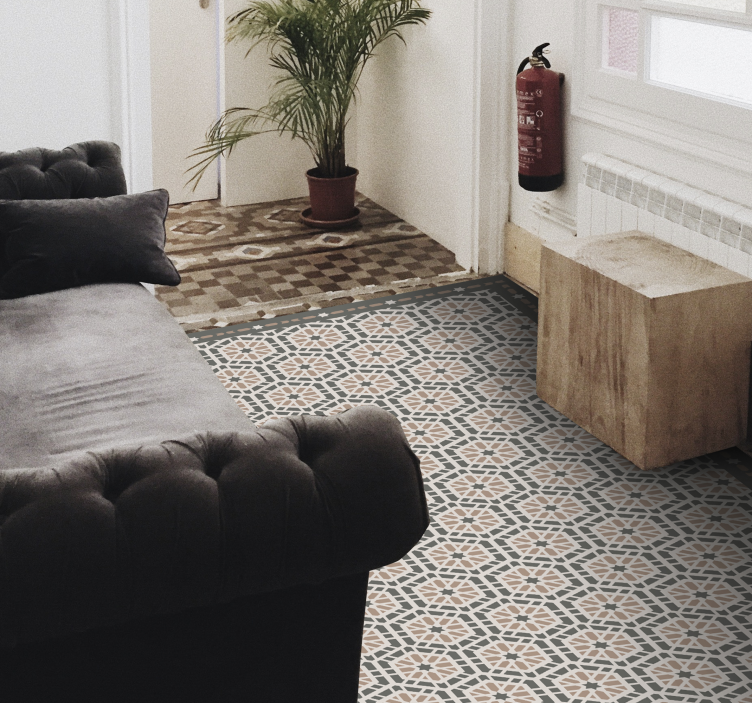 Gótikus portugál csempe konyha padlólap - TenStickers