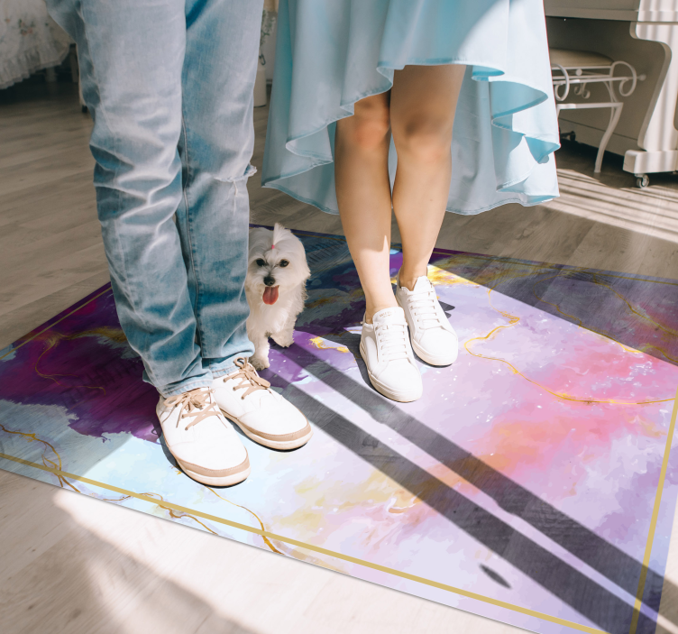 Gyémánt hatású márvány textúrájú szőnyeg - TenStickers