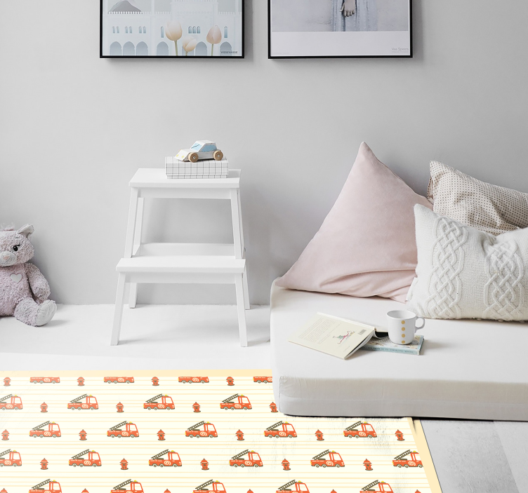 Játékos közlekedési téma vinil szőnyeg mások - TenStickers