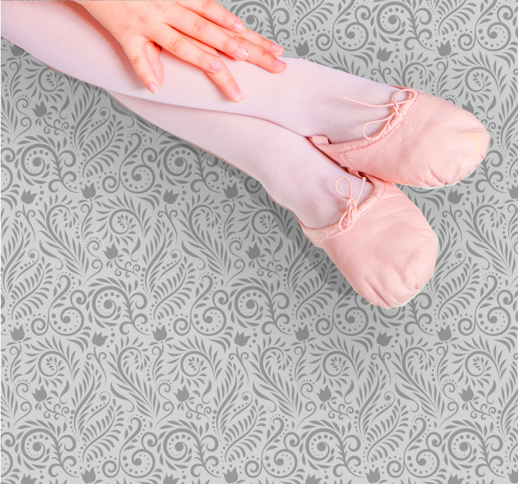 Kifinomult botanikai motívum vinil szőnyeg modern - TenStickers