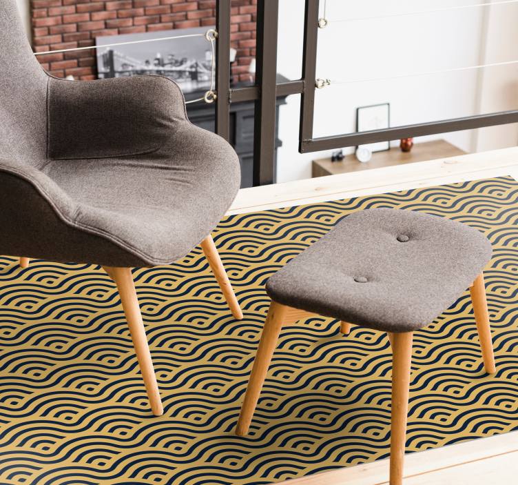 Kínai szőnyeg vintage szőnyeg - TenStickers