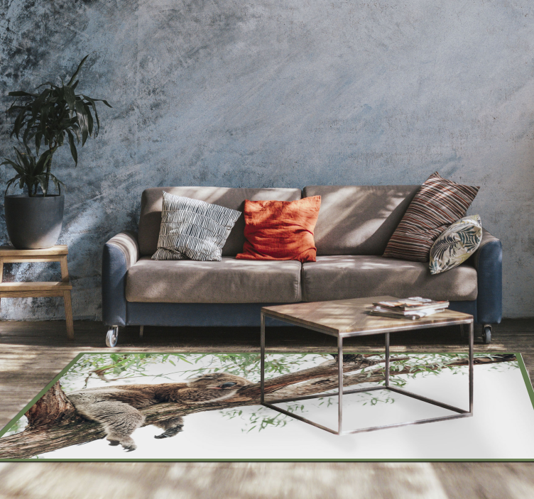 Koala fa jelenet vinil szőnyeg állat - TenStickers