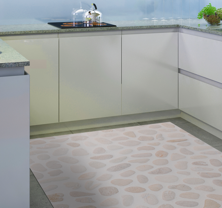 Könnyű kő konyhai vinil szőnyeg - TenStickers