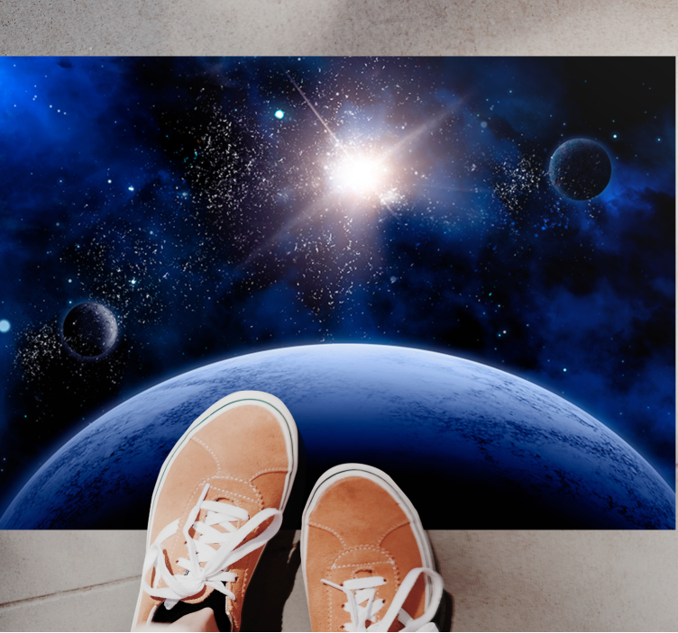 Kozmikus csillagos jelenet vinil szőnyeg mások - TenStickers