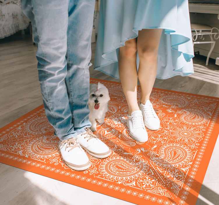 Mandala dísz vinil szőnyeg mandala - TenStickers