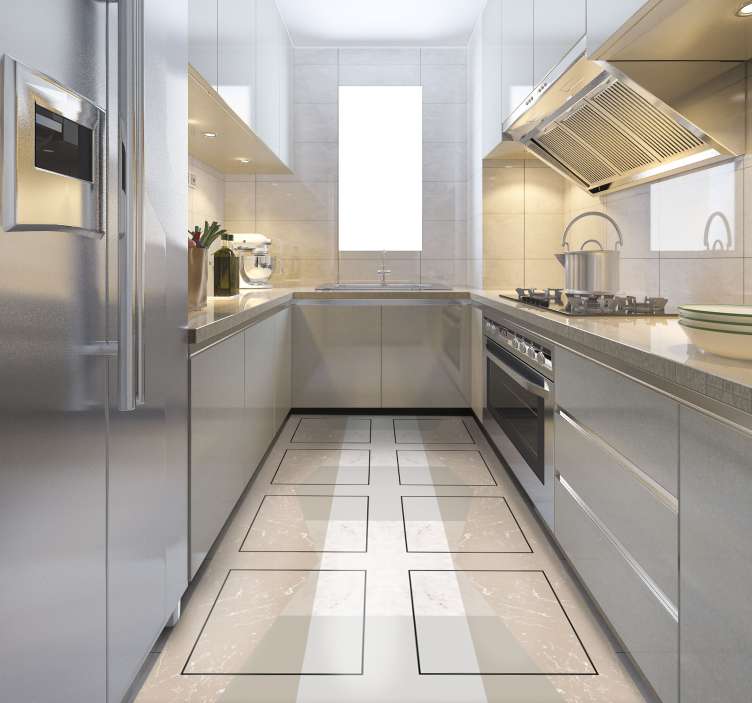 Márvány csempe textúra szőnyeg - TenStickers