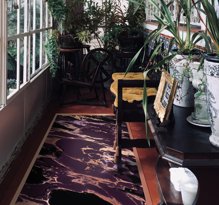 Márványos minta Márvány vinil szőnyeg - TenStickers