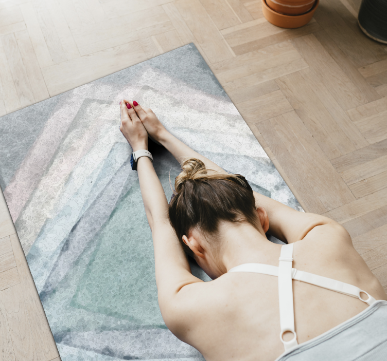 Márványszimmetria Márvány vinil szőnyeg - TenStickers