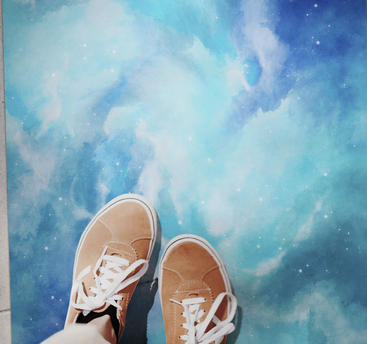 Mennyei akvarell vinil szőnyeg - TenStickers