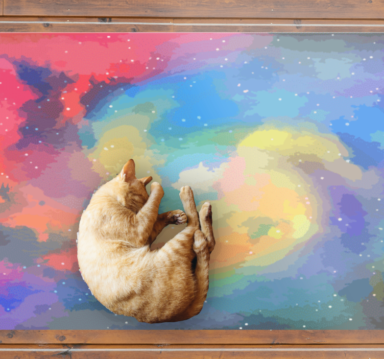 Mennyei örvény vinil szőnyeg modern - TenStickers