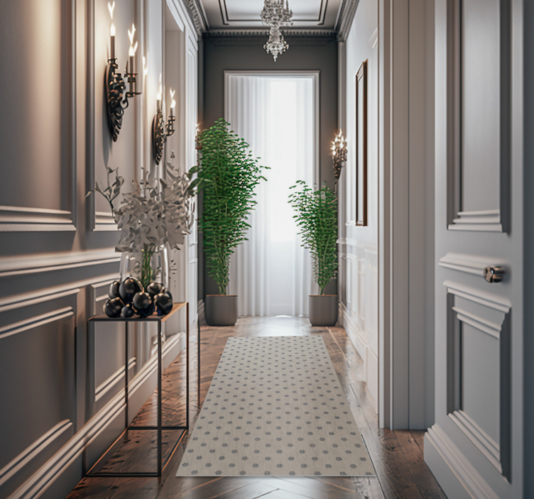 Mintás kis virágok virág szőnyeg - TenStickers