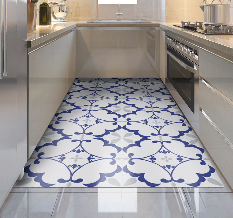 Könnyű vinil szőnyeg mozaik padló - TenStickers