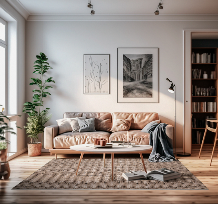 Nád textúrájú szőnyeg etnikai futószőnyeg - TenStickers