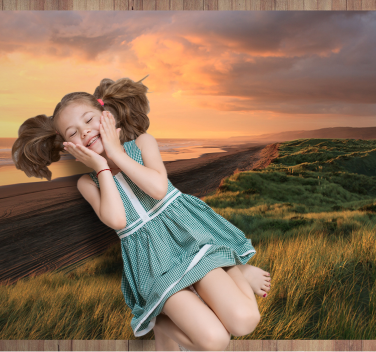 Naplemente tengerparti táj vinil szőnyeg természet - TenStickers