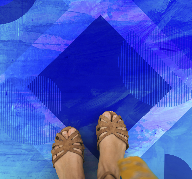 Nordic stílusú nordic minták nordic vinyl szőnyeg - TenStickers