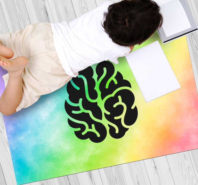 Oktatási szivárvány vinil szőnyeg mások - TenStickers