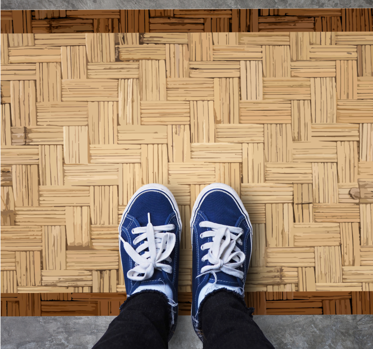 Organikus szőtt felület Vinil szőnyeg előszoba - TenStickers