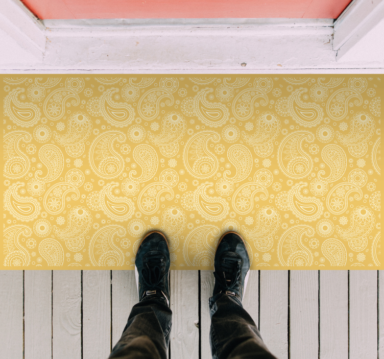 Paisley bonyolultság vinil szőnyeg struktúra - TenStickers