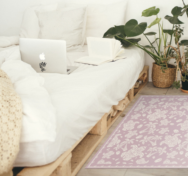 Paisley mandala vinil szőnyeg mandala - TenStickers