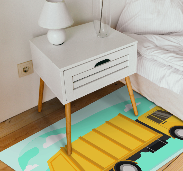 Rajzfilm dömper vinil szőnyeg mások - TenStickers