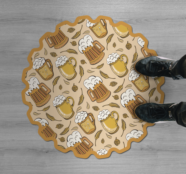 Sörfesztivál vinil szőnyeg események - TenStickers